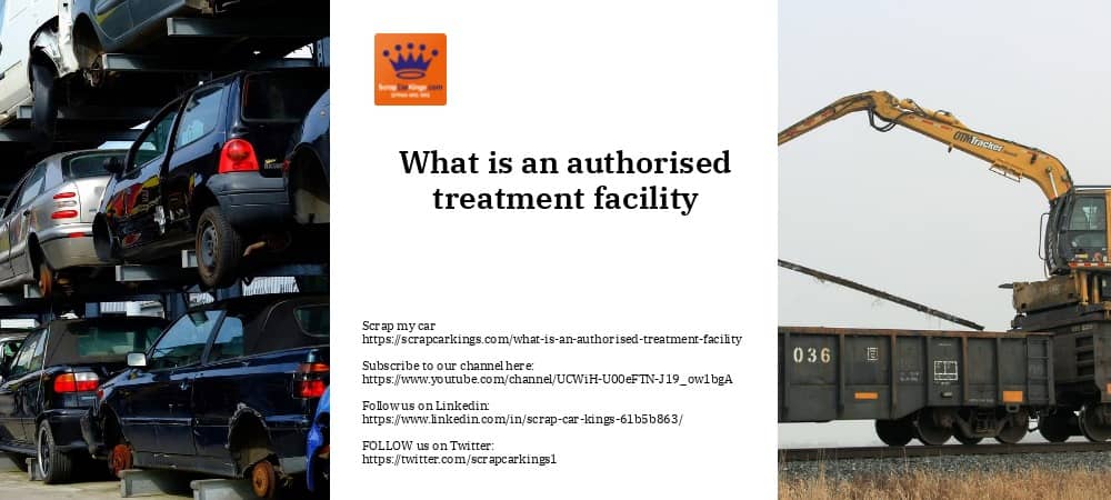 What is an authorised treatment facility